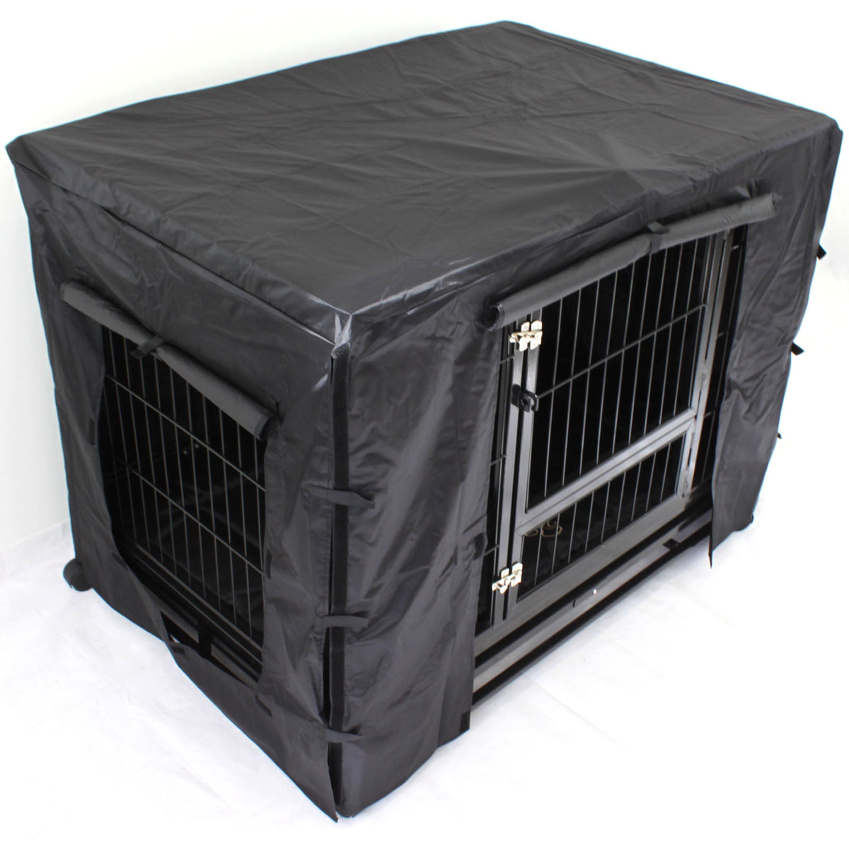 HeavyDuty Metal Pet Crate Waterproof Polyester Cover Dog Cat House PetJoint