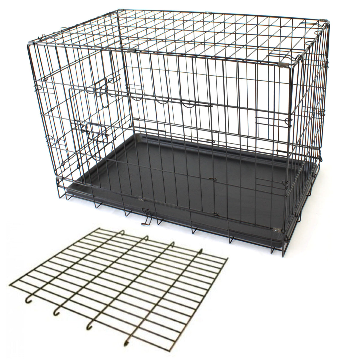 Metal Dog Cage Crate Divider Kitten Cat Rabbit Hamster Pet Kennel PetJoint