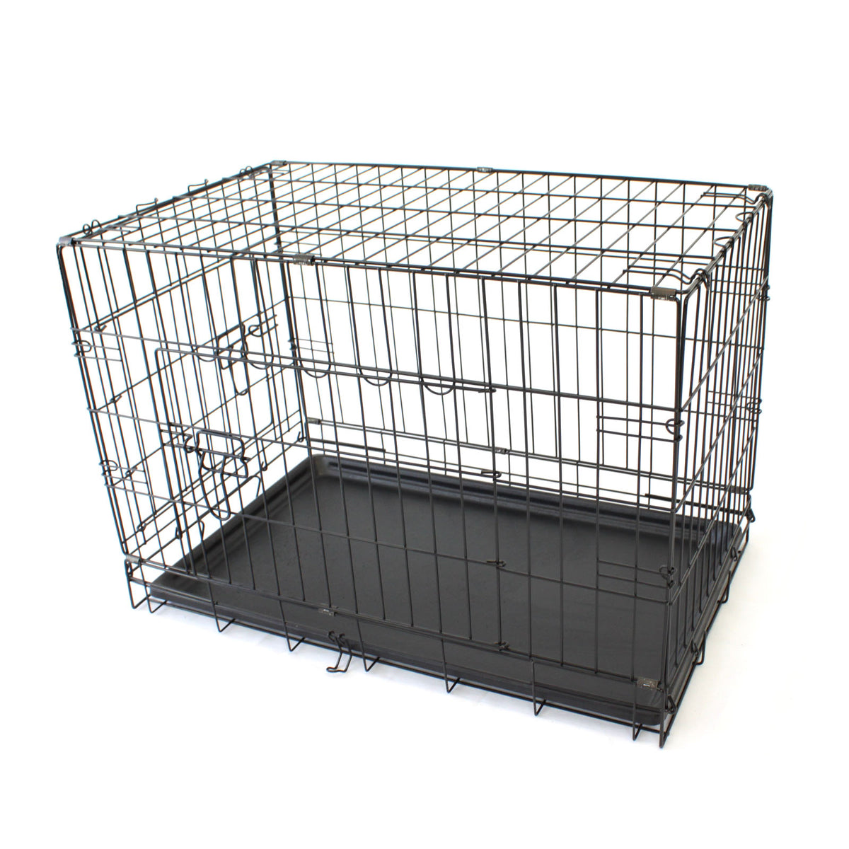 30" Medium Pet Cage Crate Kennel House Training Puppy Dog Cat Rabbit ...