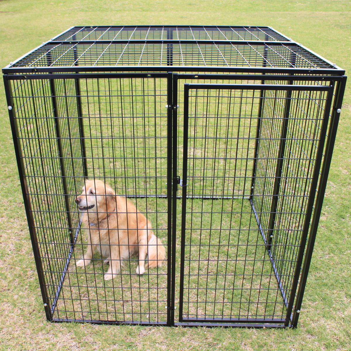10 Panel Heavy Duty Escape Proof Pet Enclosure 1.5x1.5x1.5m PetJoint