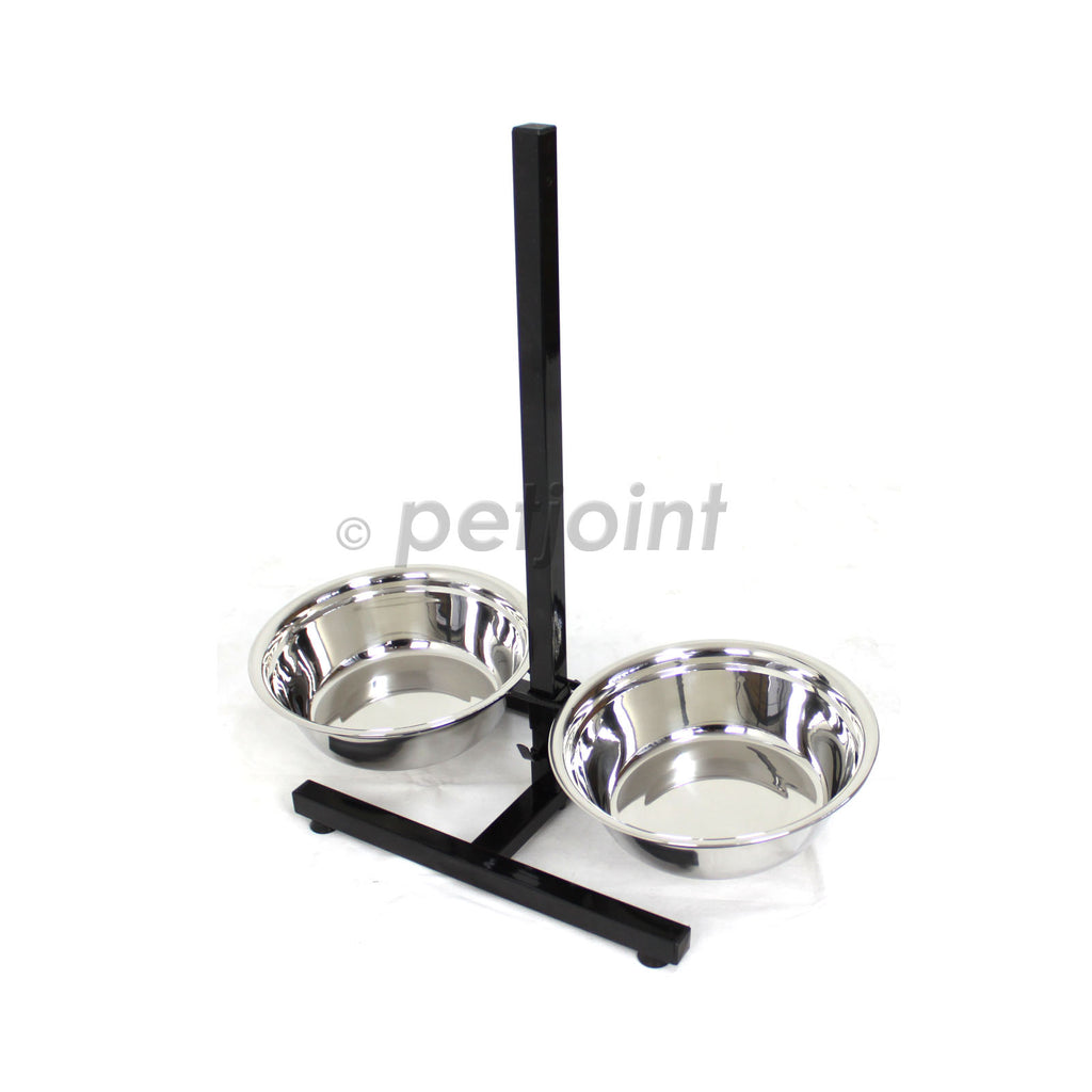 XL Raised Pet Dog Food Bowls Adjustable Height for Greyhound - PetJoint