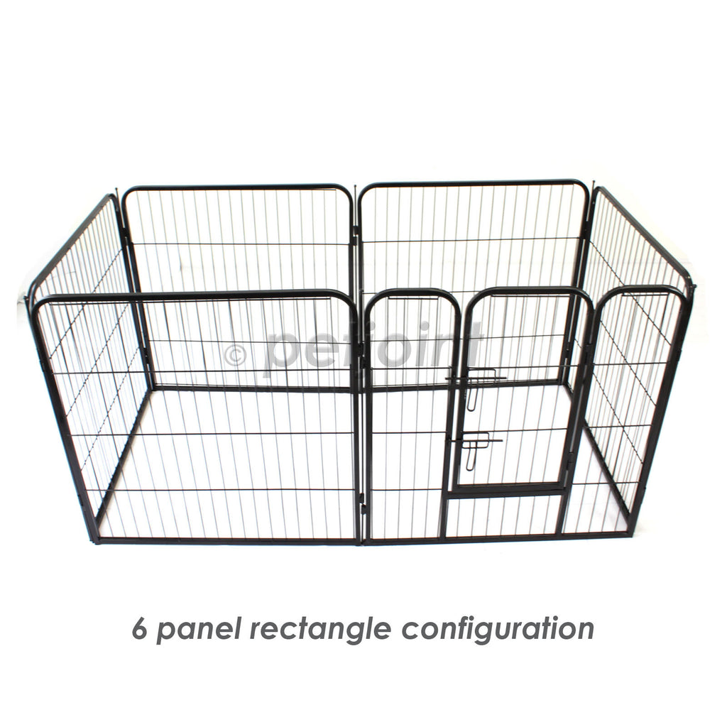 8 Panel XL Large Pet Puppy Dog PlayPen Exercise Cage Fencing HeavyDuty - PetJoint