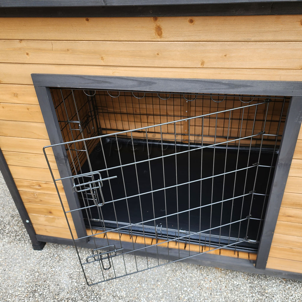 German Shepherd Extra Large Outdoor Door Kennel Plus 42 Inch Crate Melbourne