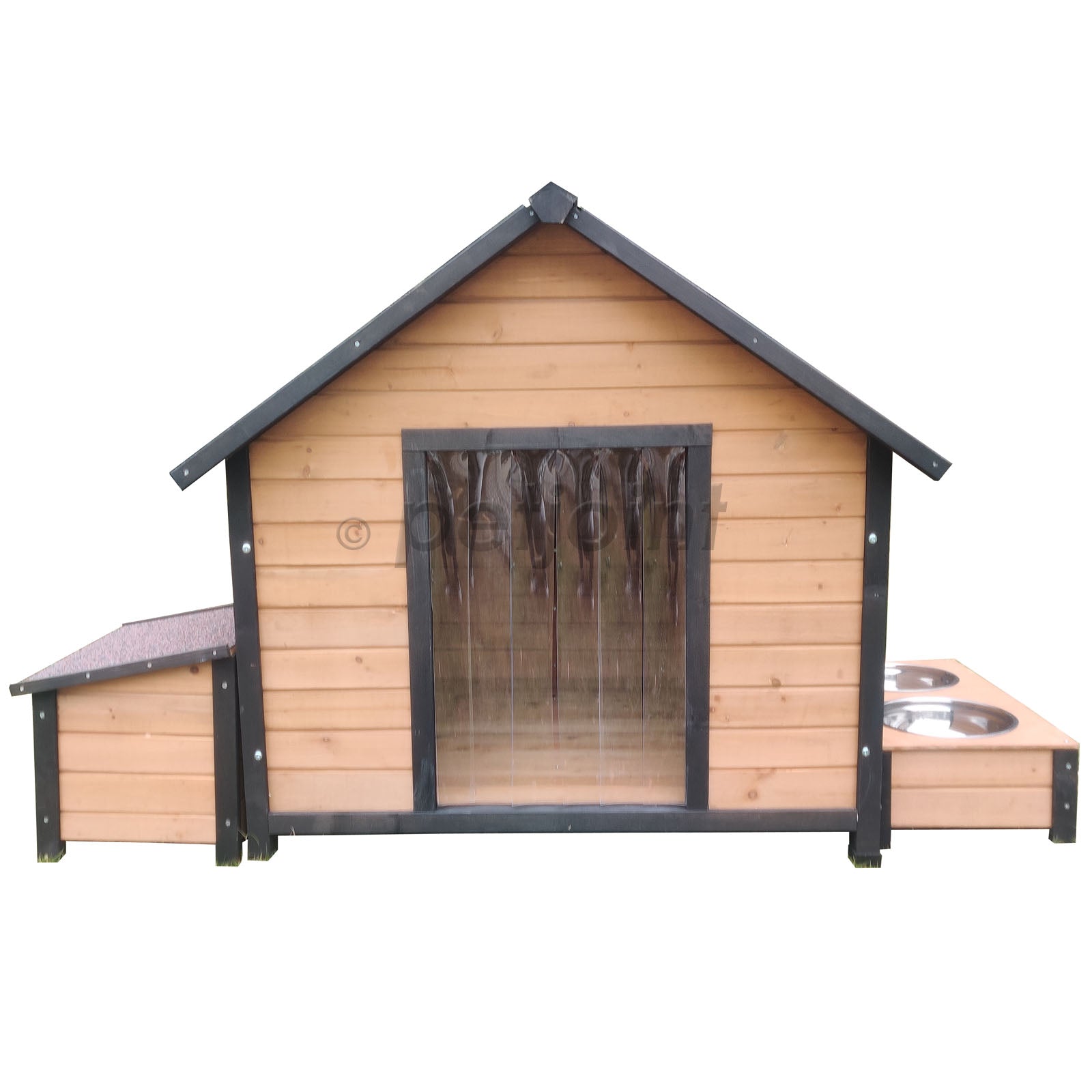 Outdoor kennel with roof sales