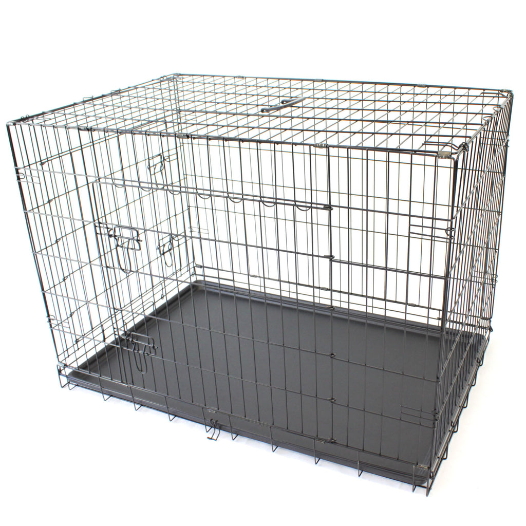 42" XL Metal Pet Dog Cage Crate Kennel House Training Puppy Labrador - PetJoint