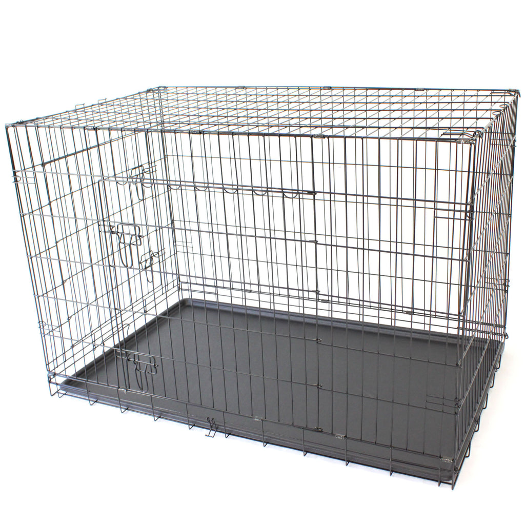 48" XXL Metal Dog Cage Crate Kennel House Training Puppy Cat Pets - PetJoint