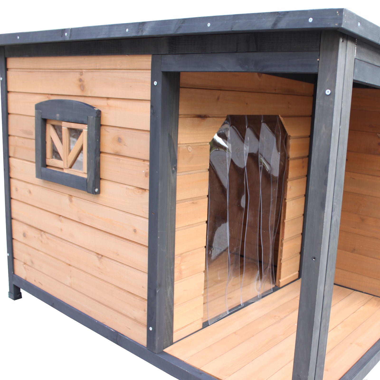 Dog kennel with veranda 2025