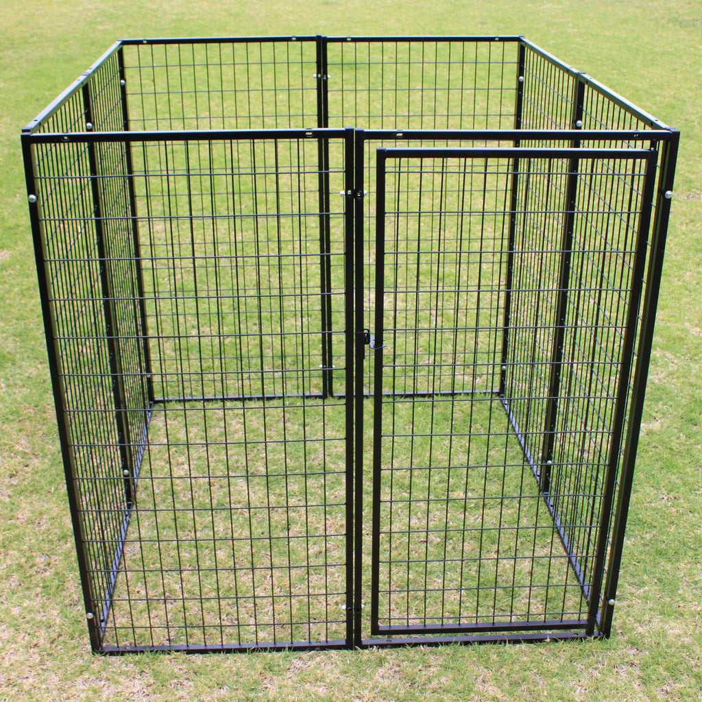 Dog Fence 8 Super Heavyduty Fencing Panels Wall Attachable - PetJoint