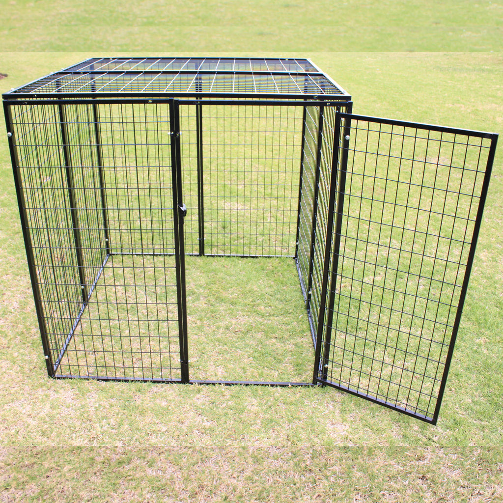 10 Panel Heavy Duty Escape Proof Pet Enclosure 1.5x1.5x1.5m - PetJoint