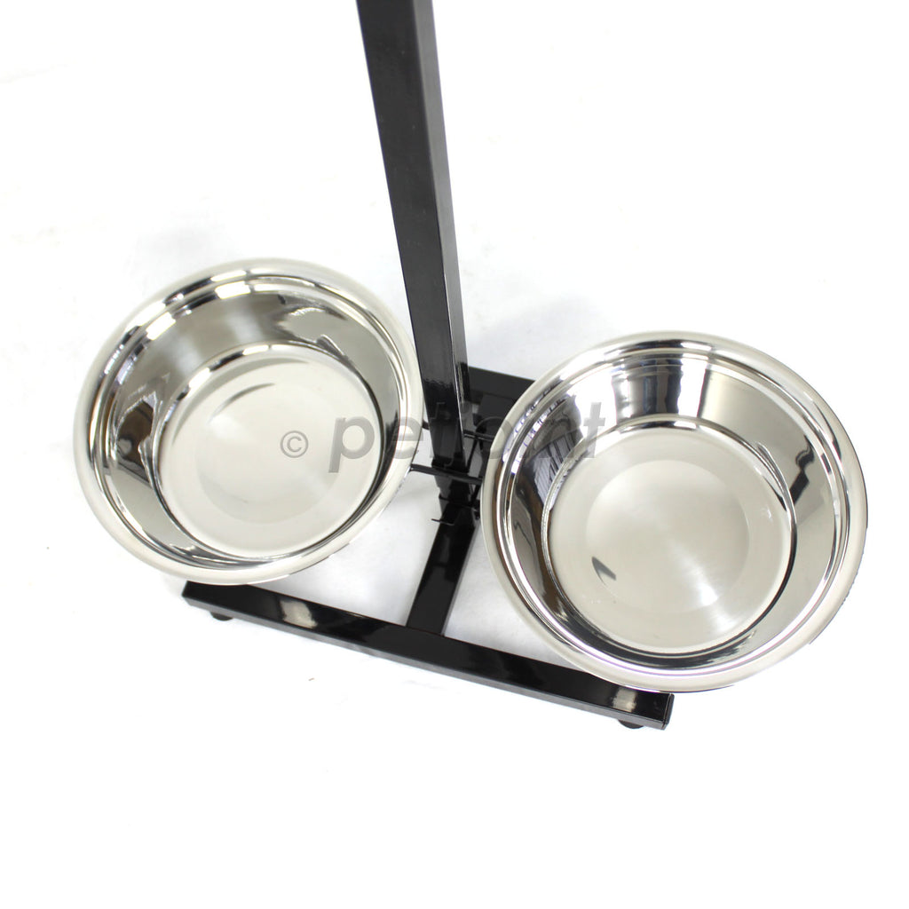 XL Raised Pet Dog Food Bowls Adjustable Height for Greyhound - PetJoint