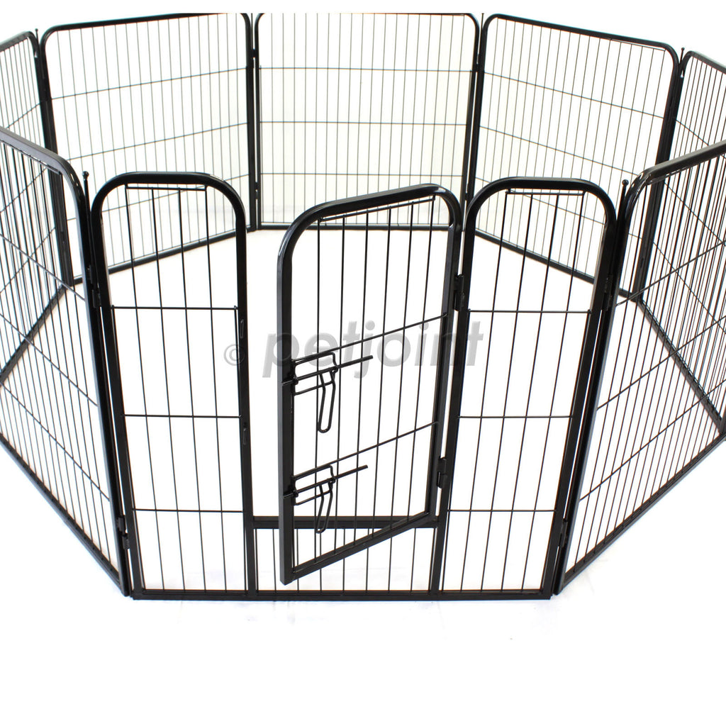 8 Panel Small Pet Play Pen Enclosure Cage Fence Puppy Dog Rabbit Pig - PetJoint