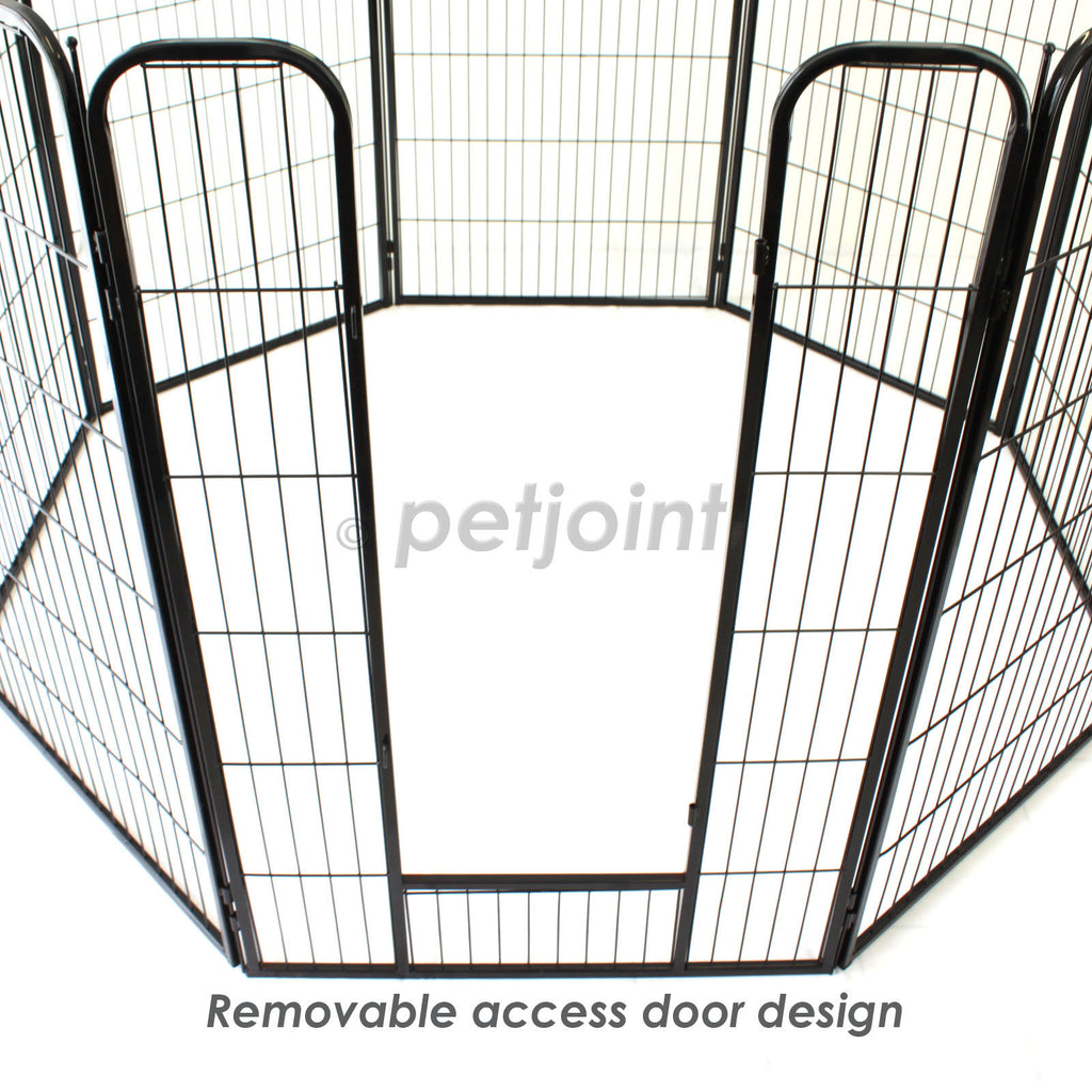 8 Panel Small Pet Play Pen Enclosure Cage Fence Puppy Dog Rabbit Pig - PetJoint