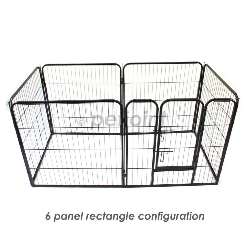 8 Panel Small Pet Play Pen Enclosure Cage Fence Puppy Dog Rabbit Pig - PetJoint