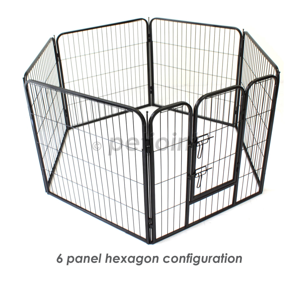 8 Panel Small Pet Play Pen Enclosure Cage Fence Puppy Dog Rabbit Pig - PetJoint