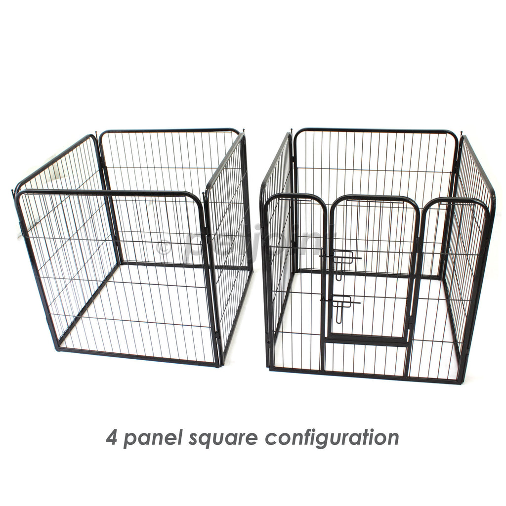 XL Extra Large Pet Enclosure Playpen Heavy Duty Fence 8 Panels / Gate - PetJoint