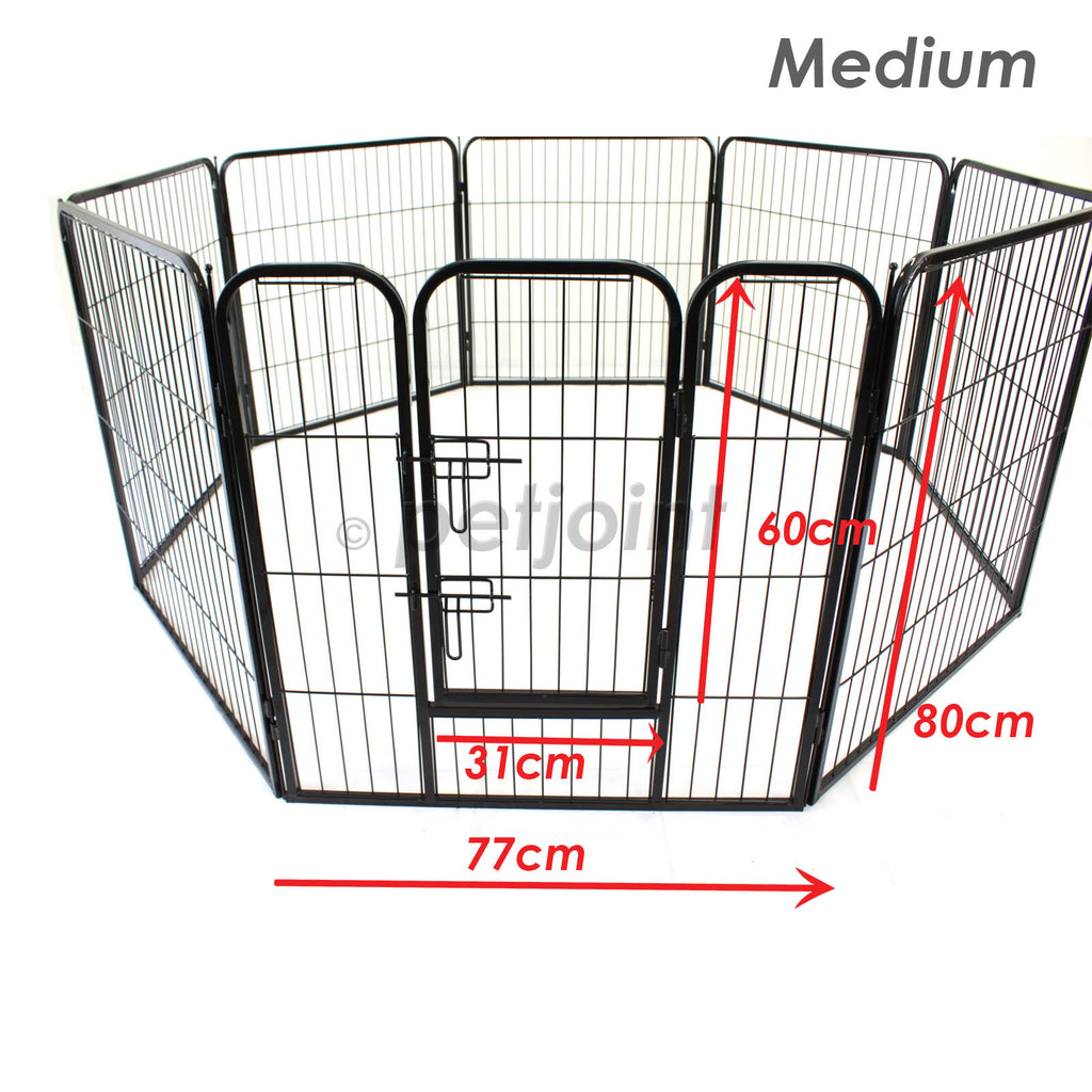 Medium Pet PlayPen Heavy-Duty Enclosure Cage Puppy Dog Fence - PetJoint