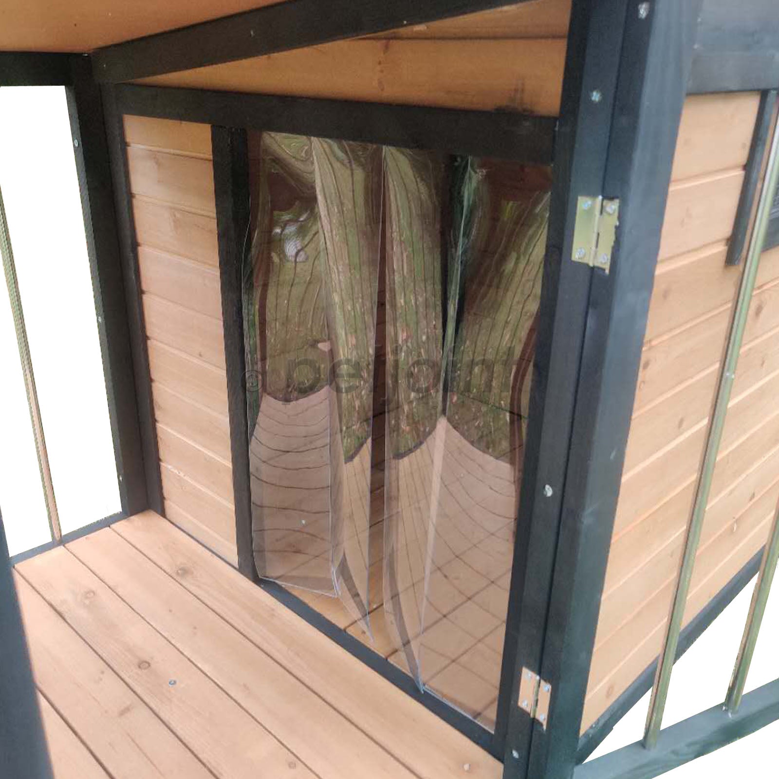 Large Wooden Dog Kennel Crate Door Lock, In-built Storage, Window ... - Soft Kennel Crate Door Mechanism