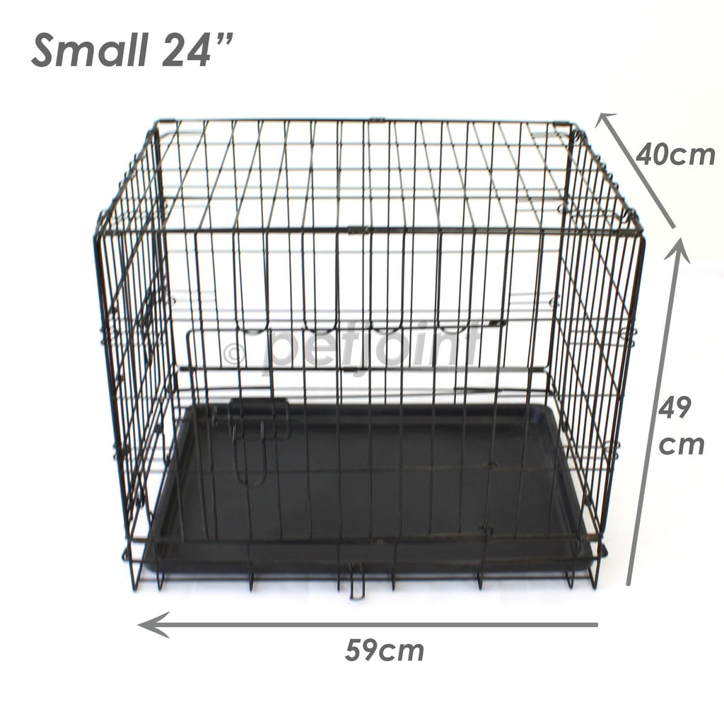 Metal Dog Cage + Crate Divider - Kitten Cat Rabbit Hamster Pet Kennel - PetJoint