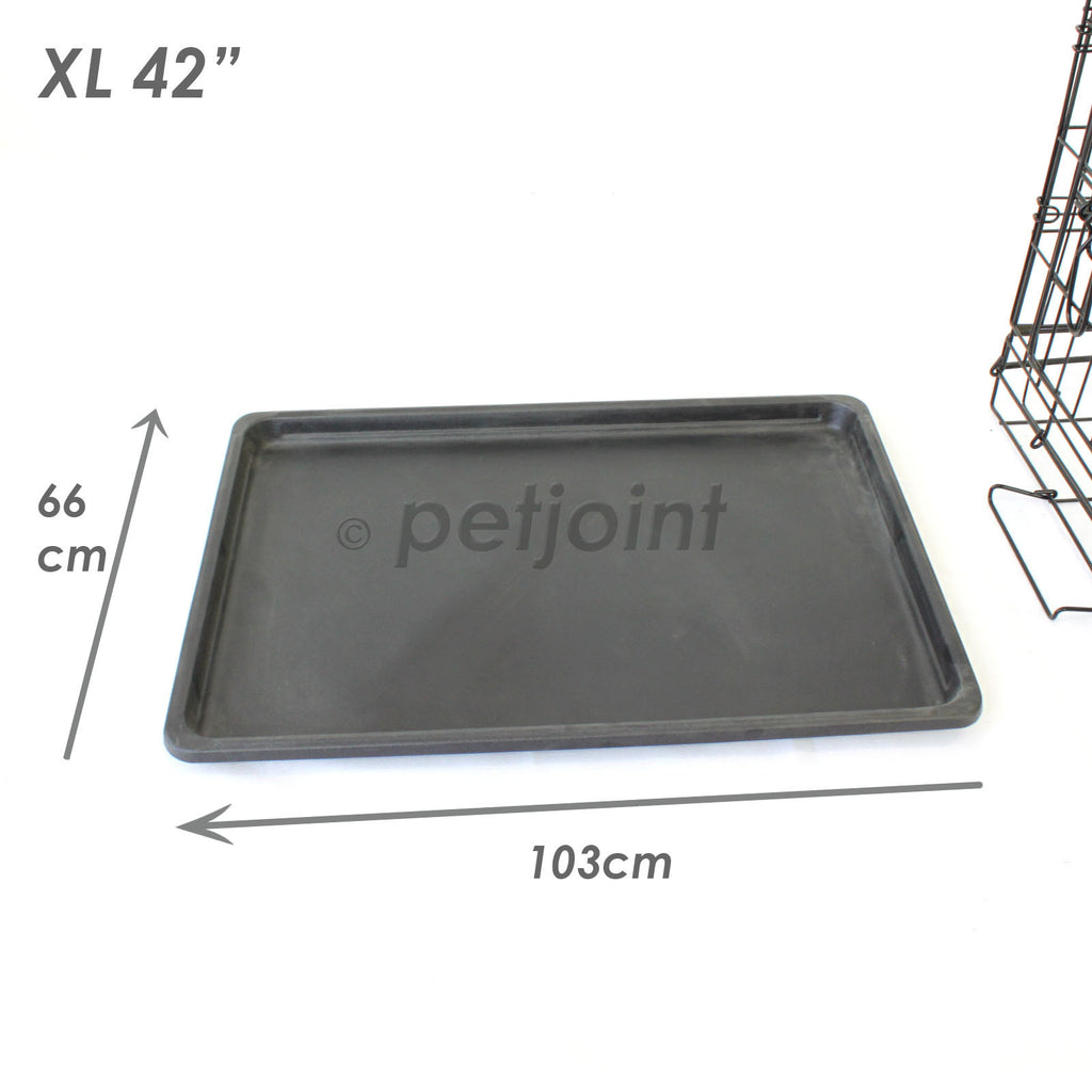 Metal Dog Crate + Waterproof Cover -Kitten Cat Rabbit Hamster Pet Cage - PetJoint