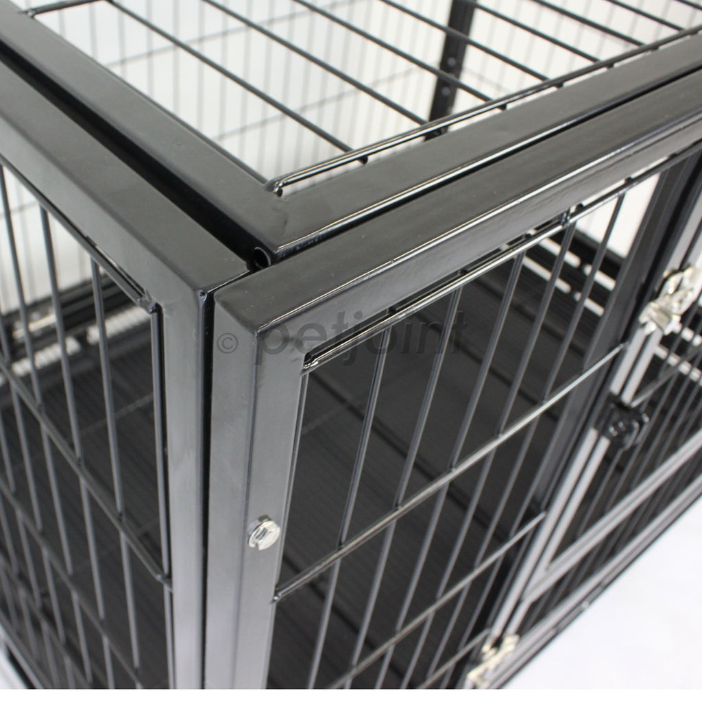 42" XL Heavy Duty Metal Pet Cage Crate Kennel Puppy Dog Cat Rabbit Pen - PetJoint