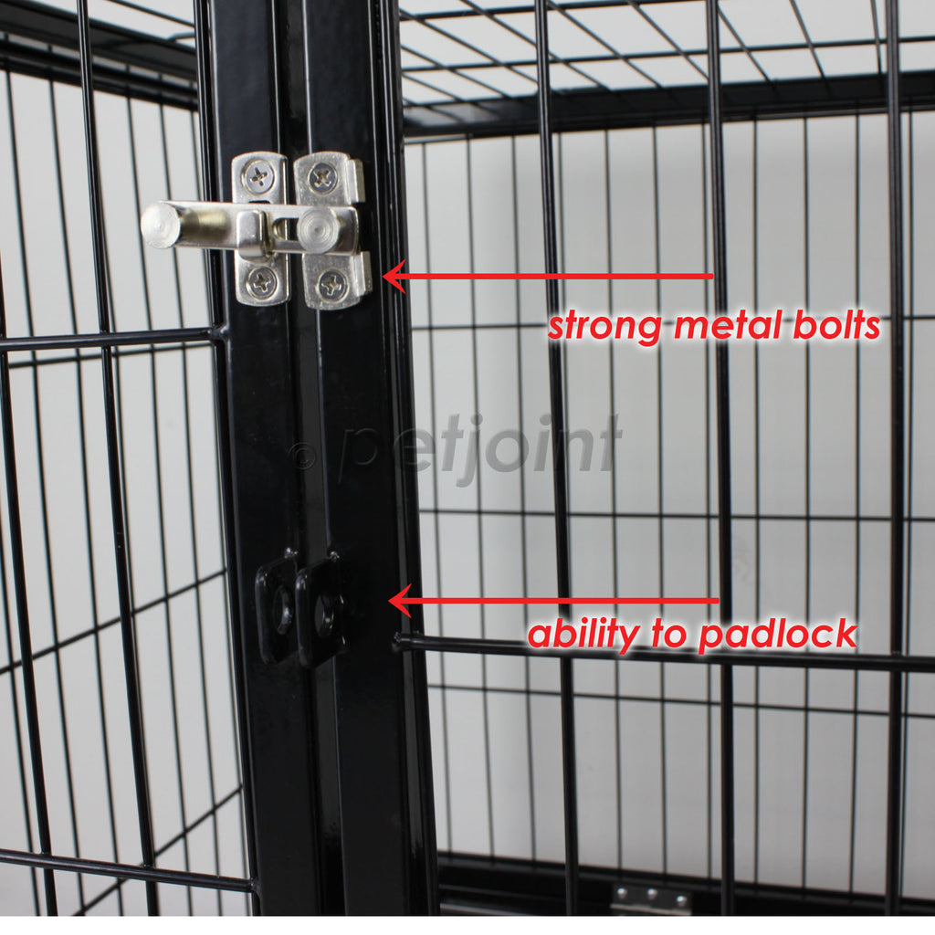 42" XL Heavy Duty Metal Pet Cage Crate Kennel Puppy Dog Cat Rabbit Pen - PetJoint