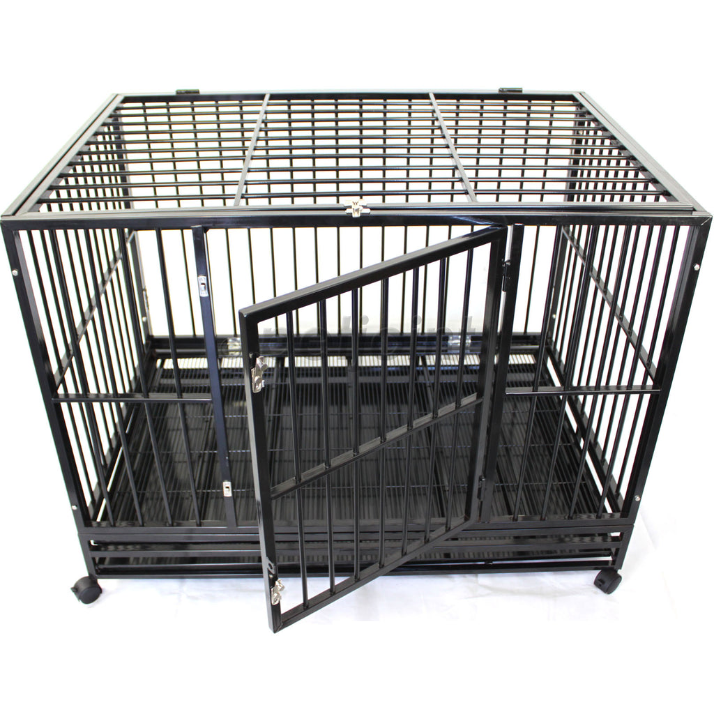 Super Heavy Duty Pet Puppy Dog Crate + Waterproof Mattress - PetJoint