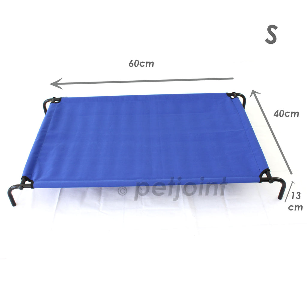 Heavy Duty Pet Dog Bed Trampoline Hammock Cat Puppy - Blue Canvas - PetJoint