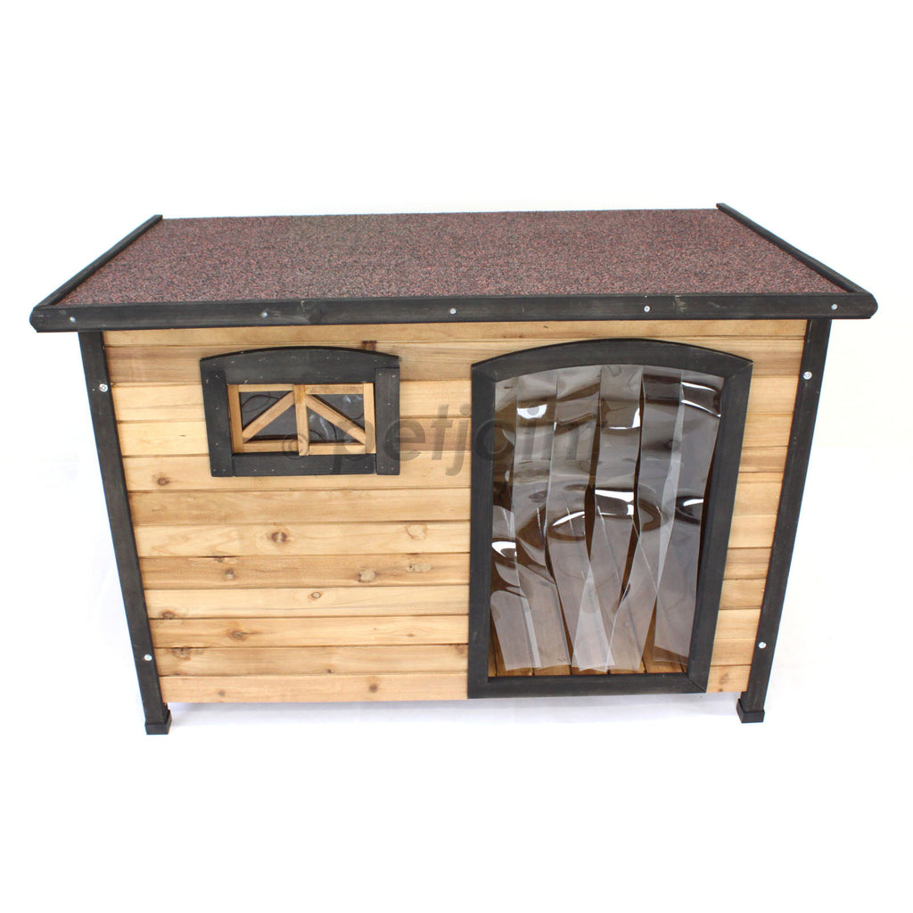 Large Wooden Pet Dog Kennel House Home - Indoor Outdoor - PetJoint