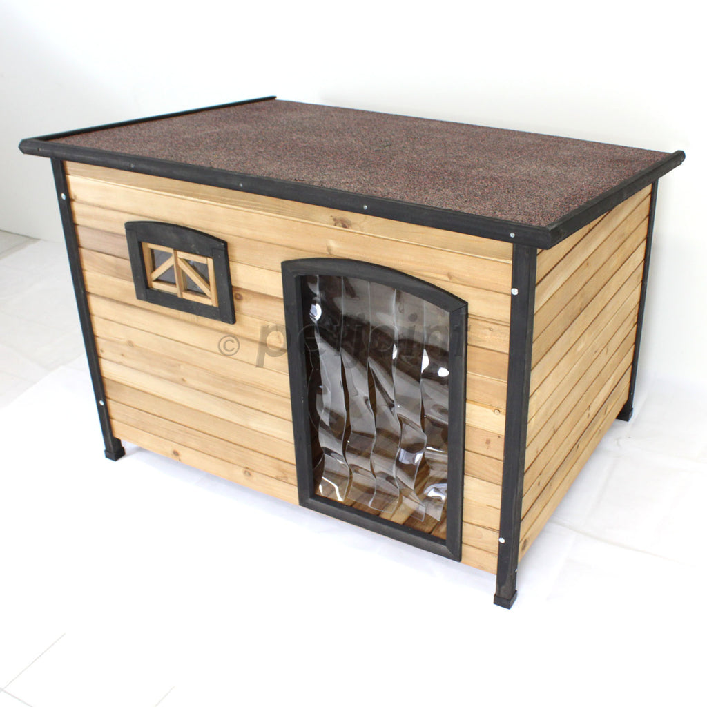 Extra Large XL Wooden Pet Dog Kennel House - Indoor Outdoor - PetJoint