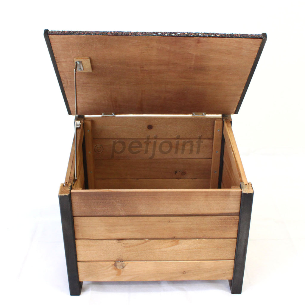 Dog Kennel House Large Timber Wood Pet Puppy Home Optional Accessories - PetJoint